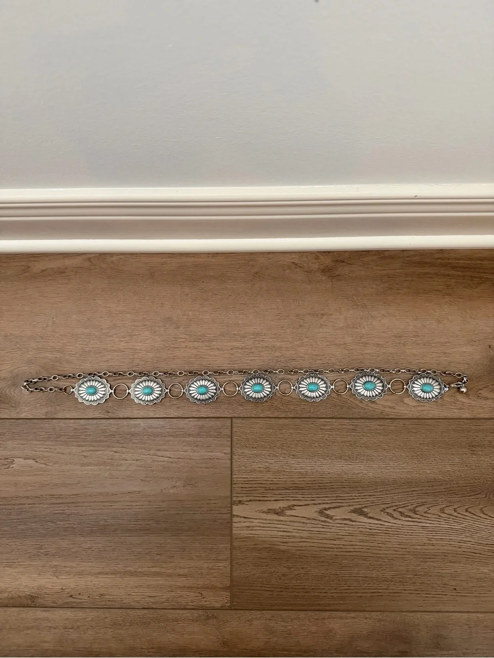 Turquoise Gem Pendant Belt